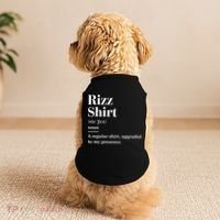 Funny Rizz Gen Z Gen Alpha Slang Charisma Meme Doggie Tank thumb 2