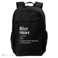 Funny Rizz Gen Z Gen Alpha Slang Charisma Meme Backpack thumb 0