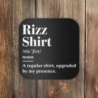 Funny Rizz Gen Z Gen Alpha Slang Charisma Meme Coaster thumb 0