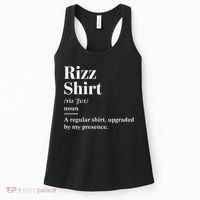 Funny Rizz Gen Z Gen Alpha Slang Charisma Meme Women's Tank Top thumb 0