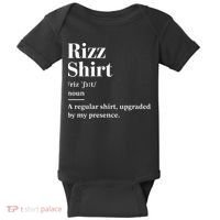 Funny Rizz Gen Z Gen Alpha Slang Charisma Meme Baby Bodysuit thumb 0