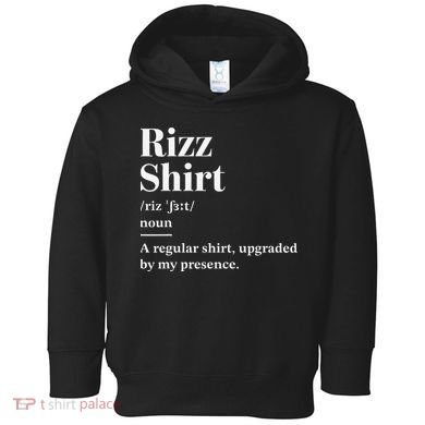 Funny Rizz Gen Z Gen Alpha Slang Charisma Meme Toddler Hoodie