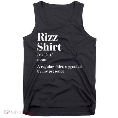 Funny Rizz Gen Z Gen Alpha Slang Charisma Meme Tank Top