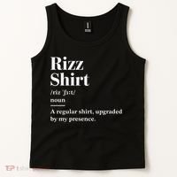Funny Rizz Gen Z Gen Alpha Slang Charisma Meme Tank Top thumb 2