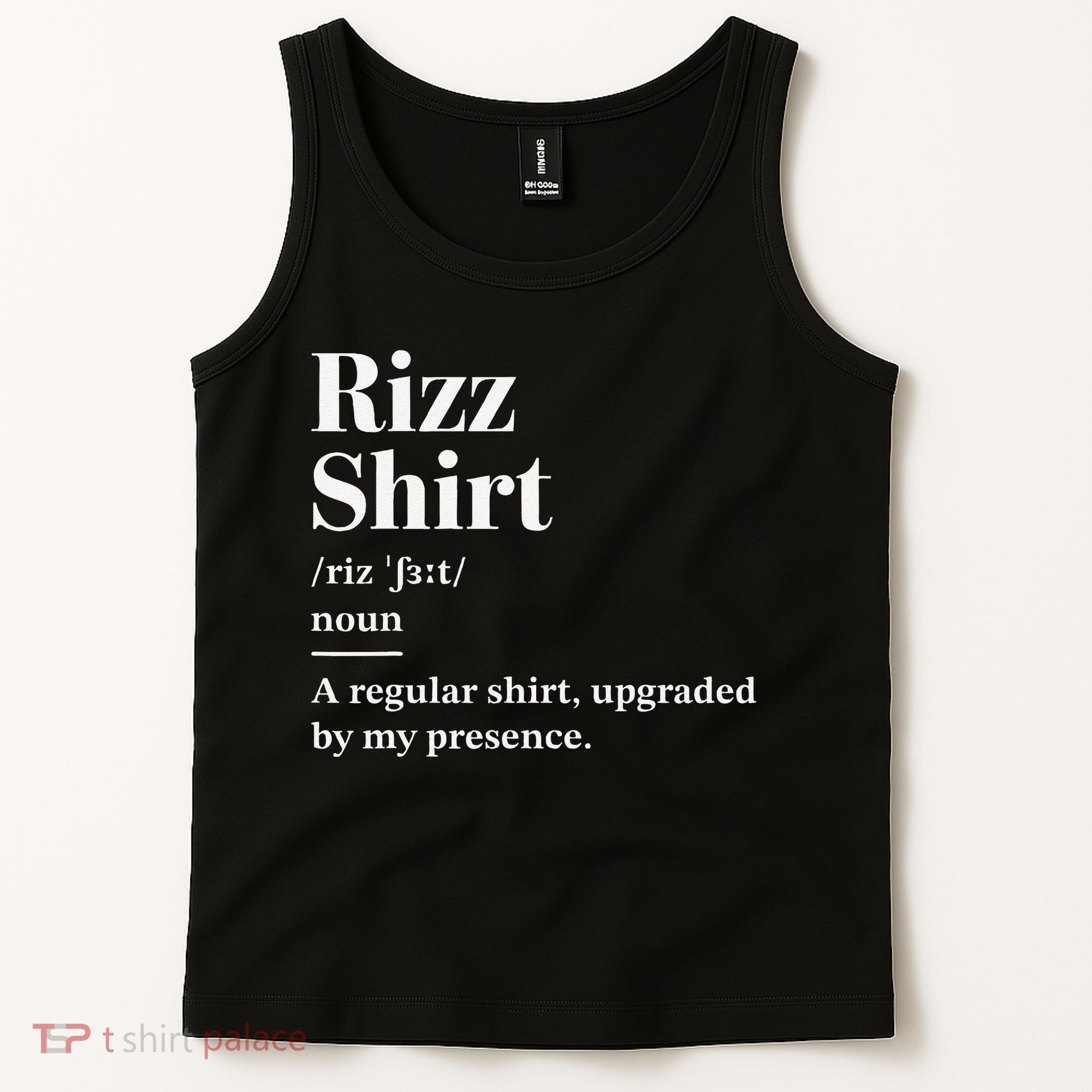 Funny Rizz Gen Z Gen Alpha Slang Charisma Meme Tank Top