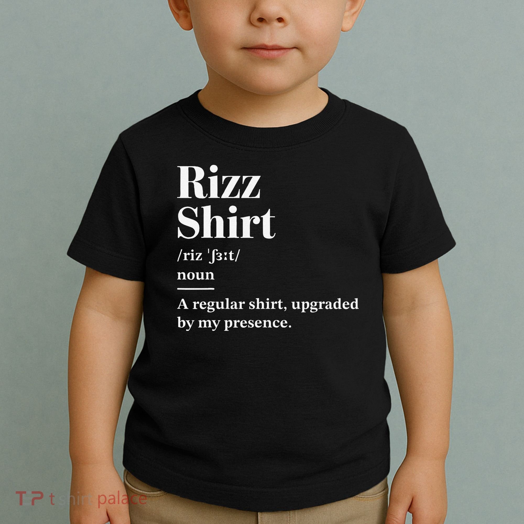 Funny Rizz Gen Z Gen Alpha Slang Charisma Meme Toddler T-Shirt