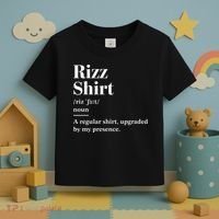 Funny Rizz Gen Z Gen Alpha Slang Charisma Meme Toddler T-Shirt thumb 3