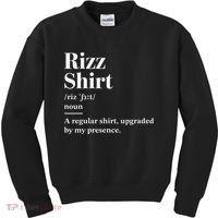 Funny Rizz Gen Z Gen Alpha Slang Charisma Meme Kids Sweatshirt thumb 0