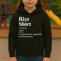 Funny Rizz Gen Z Gen Alpha Slang Charisma Meme Kids Hoodie thumb 3