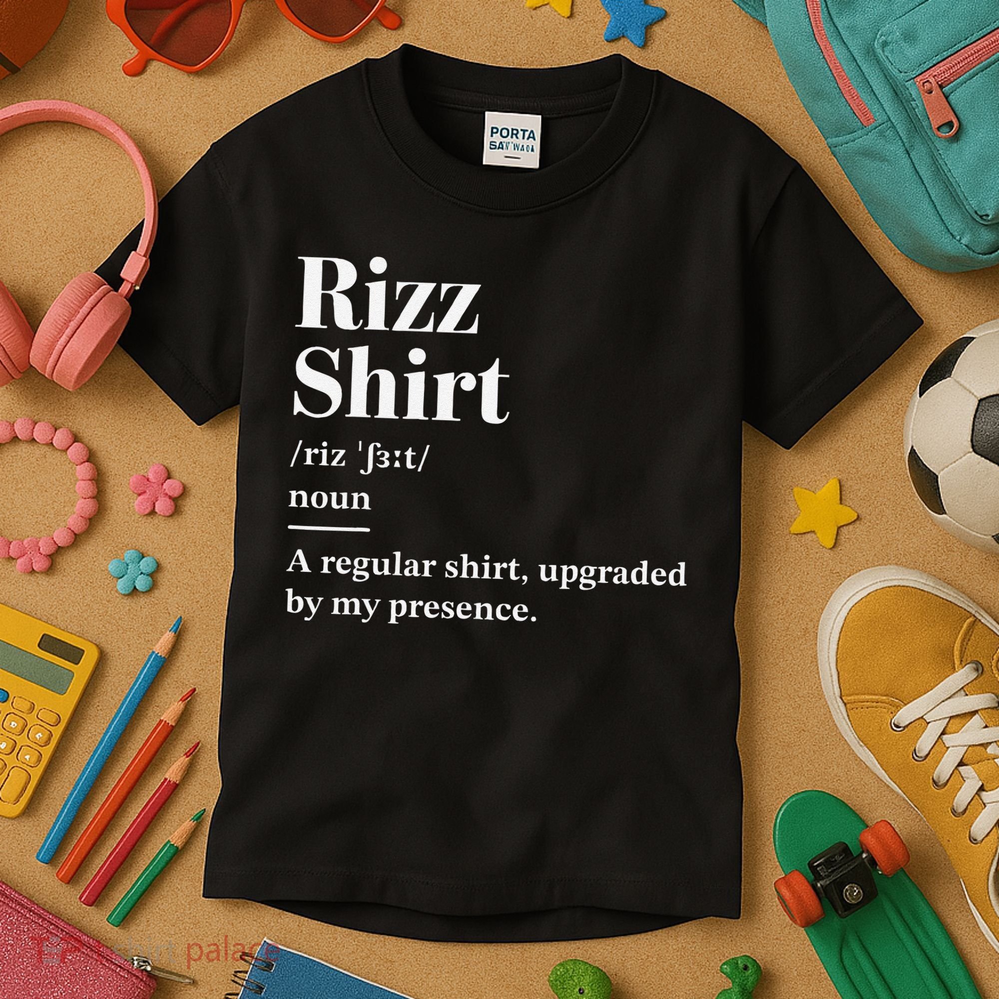 Funny Rizz Gen Z Gen Alpha Slang Charisma Meme Kids T-Shirt