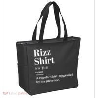 Funny Rizz Gen Z Gen Alpha Slang Charisma Meme Tote Bag thumb 2