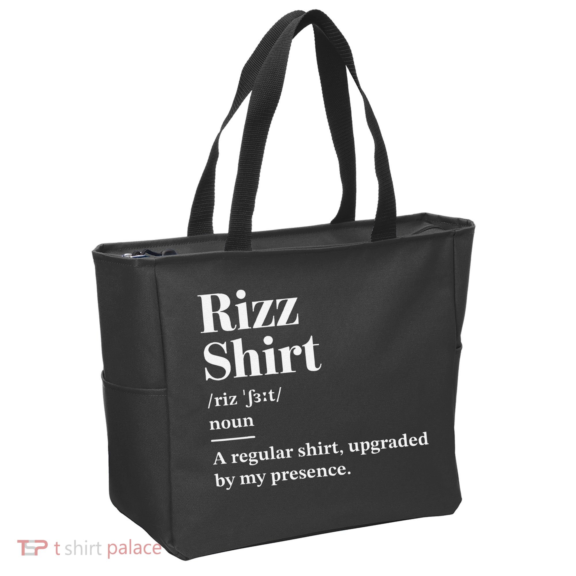 Funny Rizz Gen Z Gen Alpha Slang Charisma Meme Tote Bag