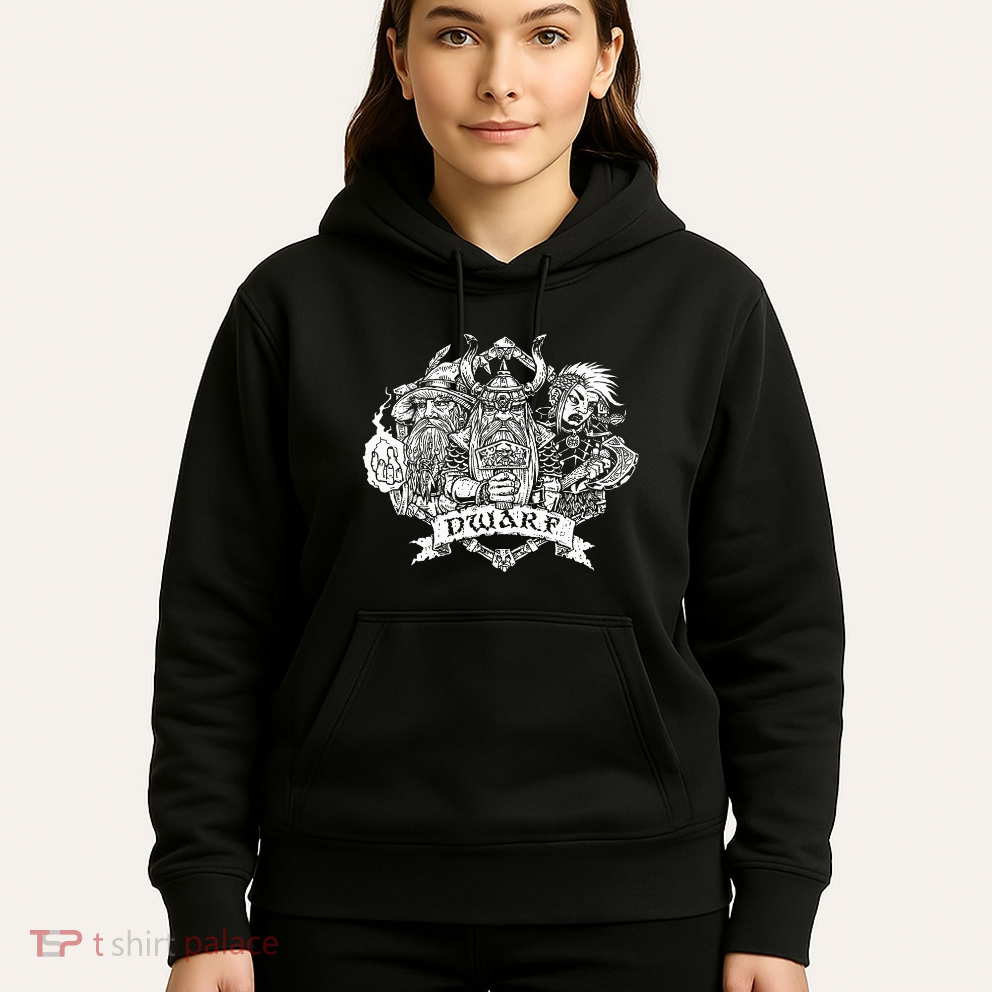 Fantasy Roleplaying Game Dwarf Hoodie