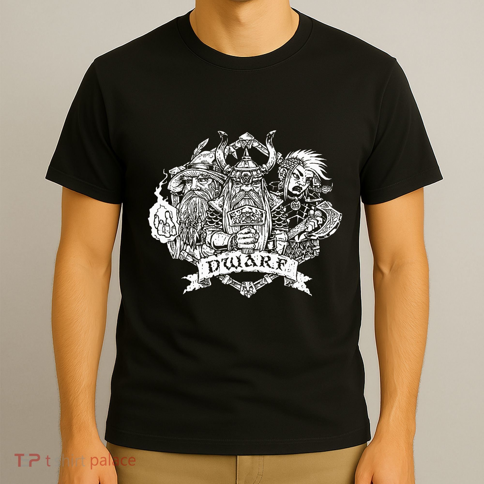 Fantasy Roleplaying Game Dwarf T-Shirt