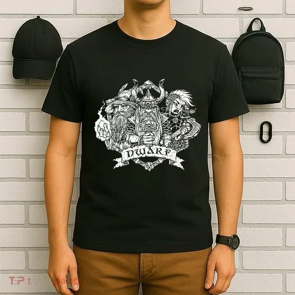 Fantasy Roleplaying Game Dwarf T-Shirt