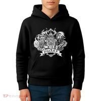 Fantasy Roleplaying Game Dwarf Kids Hoodie thumb 4