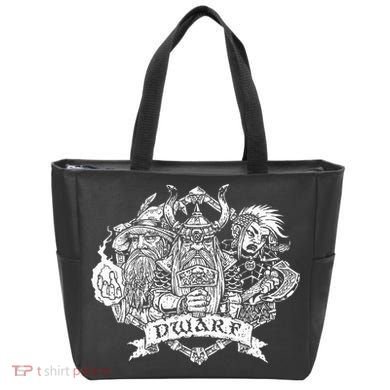 Fantasy Roleplaying Game Dwarf Tote Bag