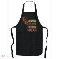 Funny Retirement Gifts For Hunting Is My Retirement Plan Apron thumb 0