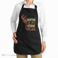 Funny Retirement Gifts For Hunting Is My Retirement Plan Apron thumb 2