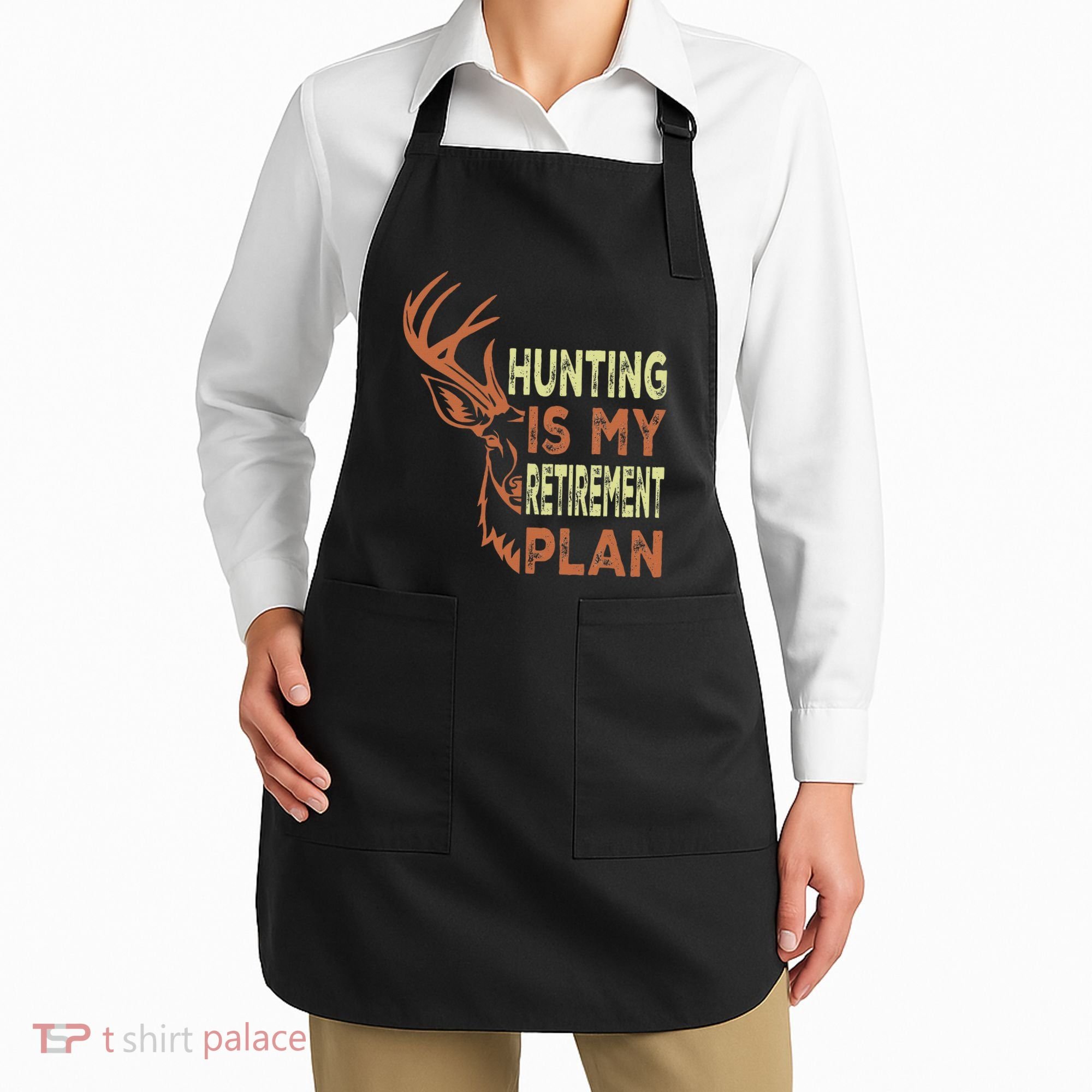 Funny Retirement Gifts For Hunting Is My Retirement Plan Apron