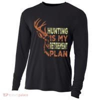 Funny Retirement Gifts For Hunting Is My Retirement Plan Cooling Performance Long Sleeve Crew thumb 0