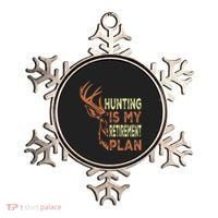 Funny Retirement Gifts For Hunting Is My Retirement Plan Ornament thumb 0