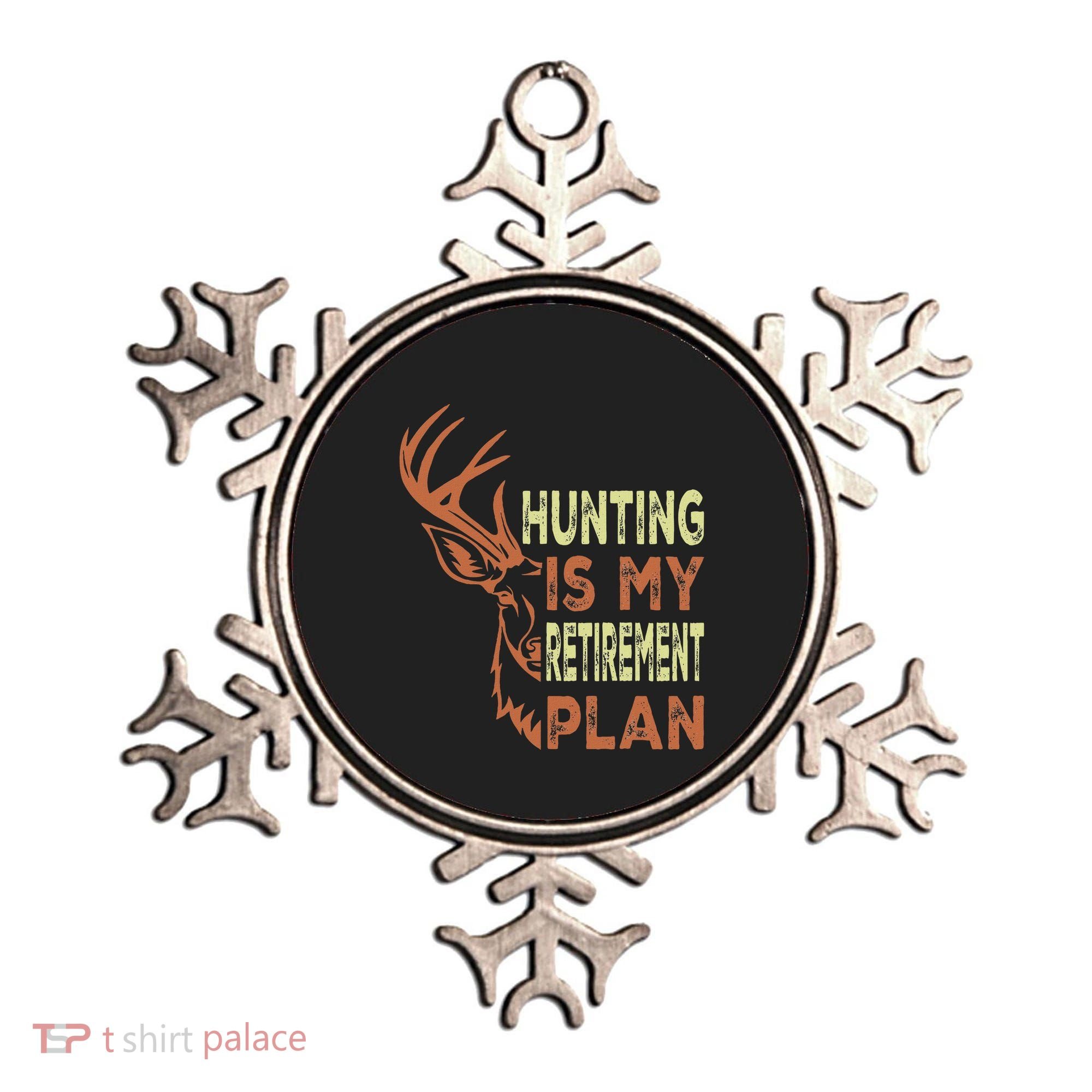 Funny Retirement Gifts For Hunting Is My Retirement Plan Ornament