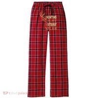 Funny Retirement Gifts For Hunting Is My Retirement Plan Women's Flannel Plaid Pajama Pants thumb 0