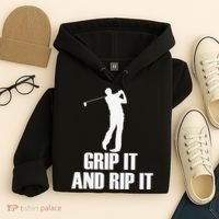 Funny Retro Grip and Rip It Disc Golf Hoodie thumb 4