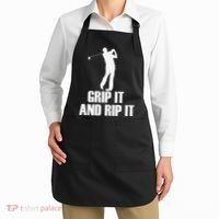 Funny Retro Grip and Rip It Disc Golf Apron thumb 2