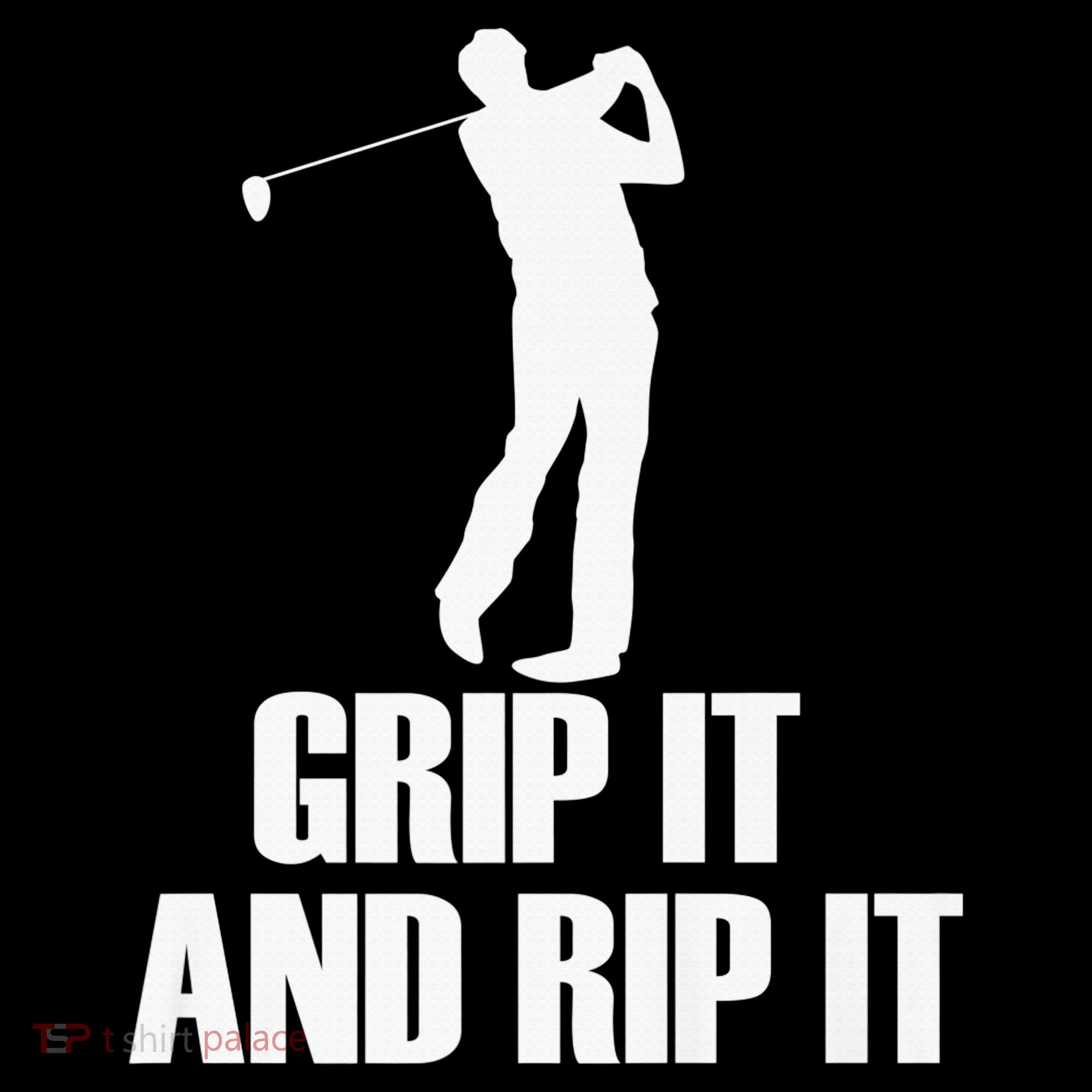 Funny Retro Grip and Rip It Disc Golf Apron