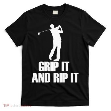 Funny Retro Grip and Rip It Disc Golf T-Shirt