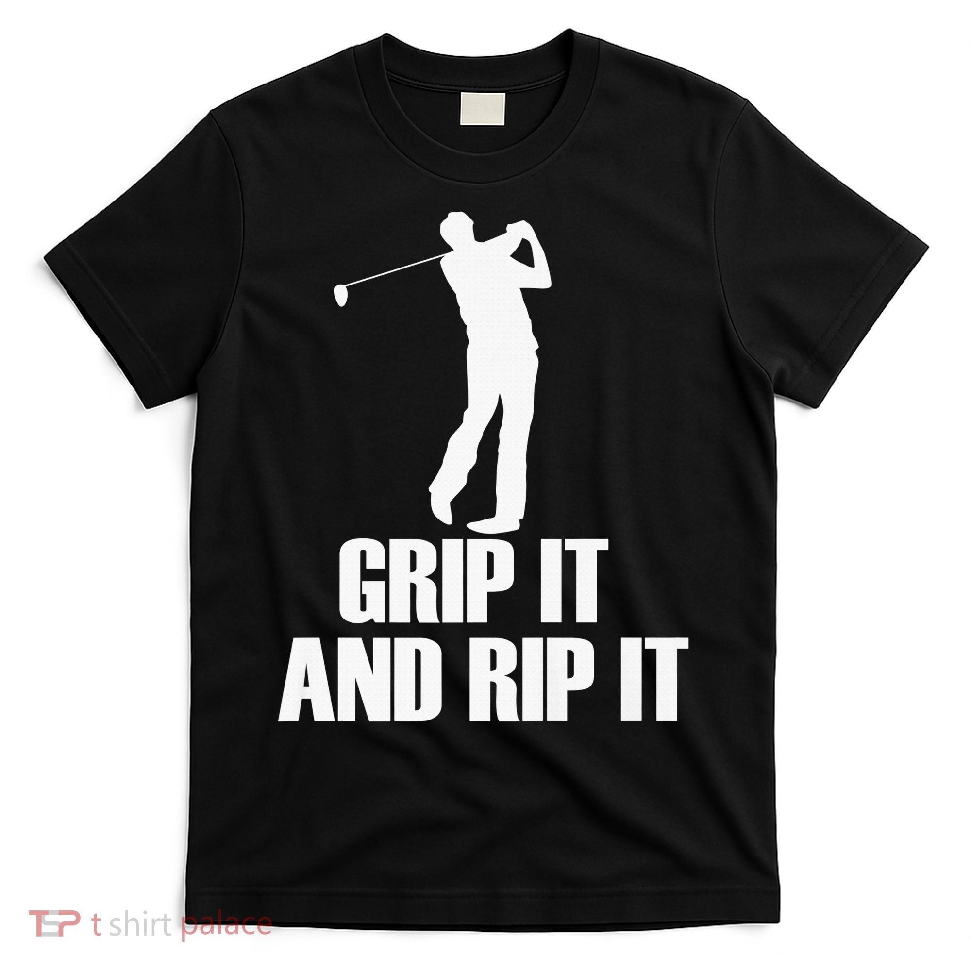 Funny Retro Grip and Rip It Disc Golf T-Shirt