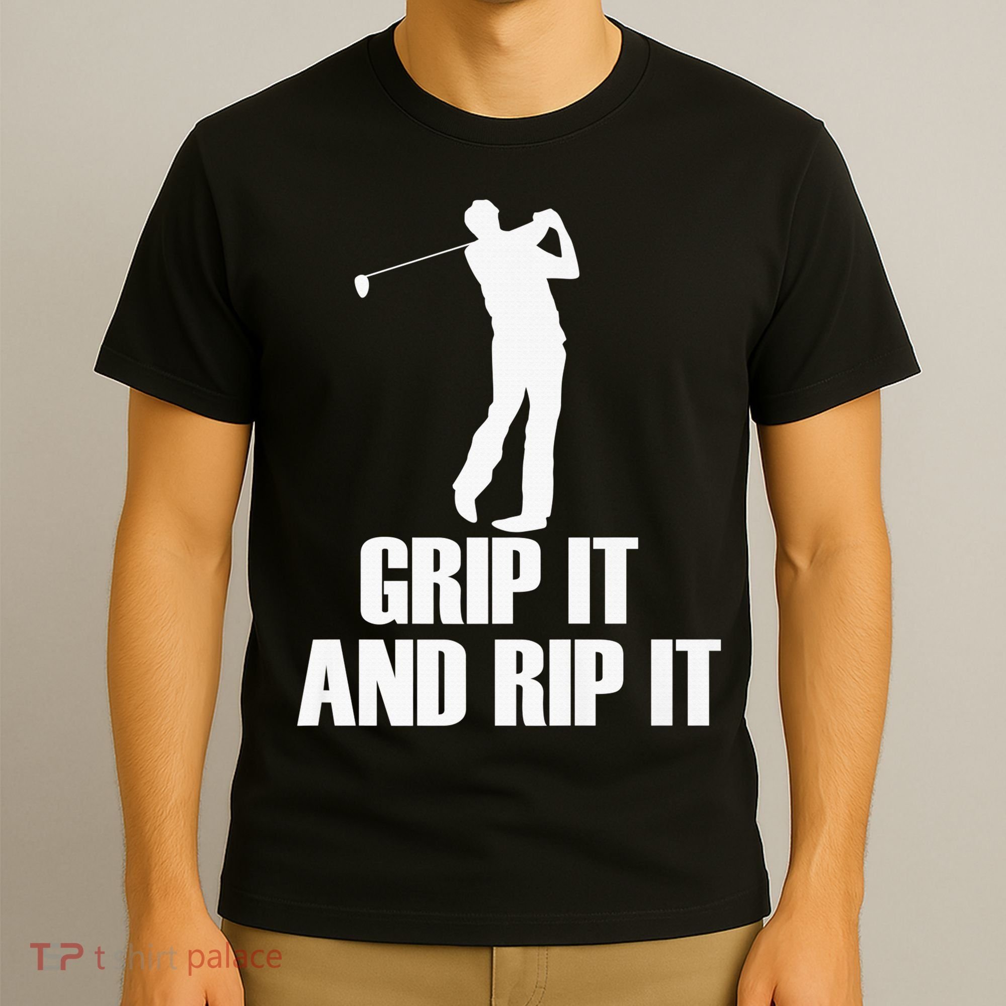 Funny Retro Grip and Rip It Disc Golf T-Shirt