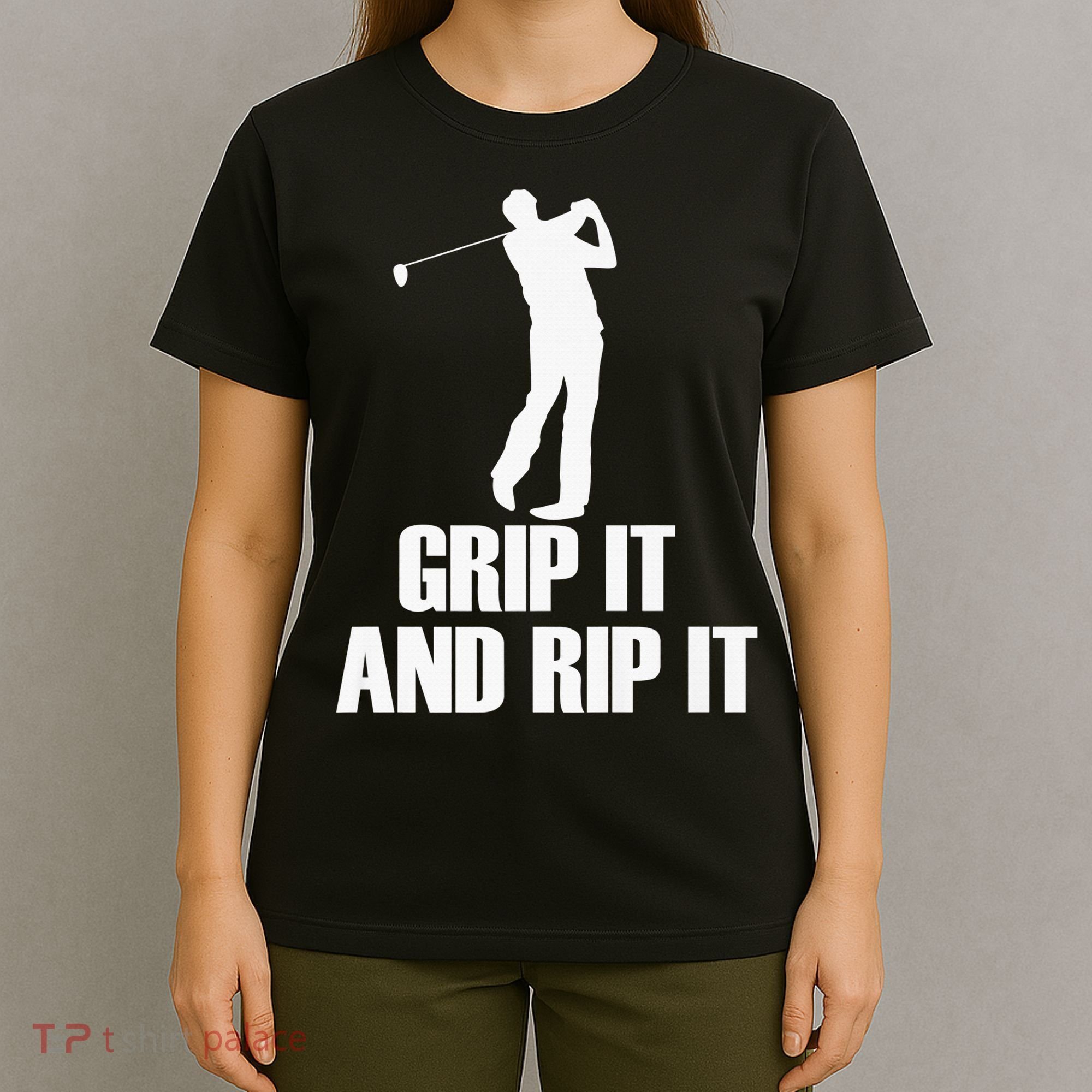 Funny Retro Grip and Rip It Disc Golf T-Shirt