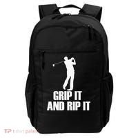 Funny Retro Grip and Rip It Disc Golf Backpack thumb 0