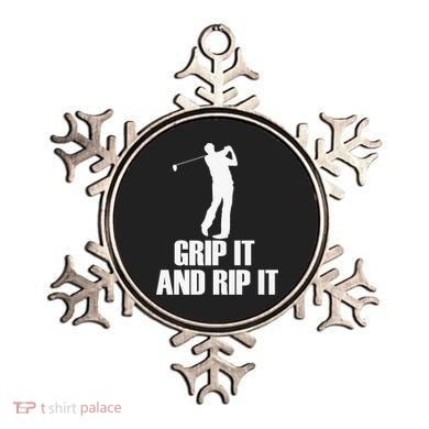 Funny Retro Grip and Rip It Disc Golf Ornament