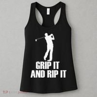 Funny Retro Grip and Rip It Disc Golf Women's Tank Top thumb 3