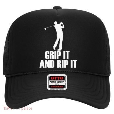 Funny Retro Grip and Rip It Disc Golf Hat