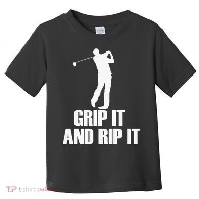 Funny Retro Grip and Rip It Disc Golf Toddler T-Shirt