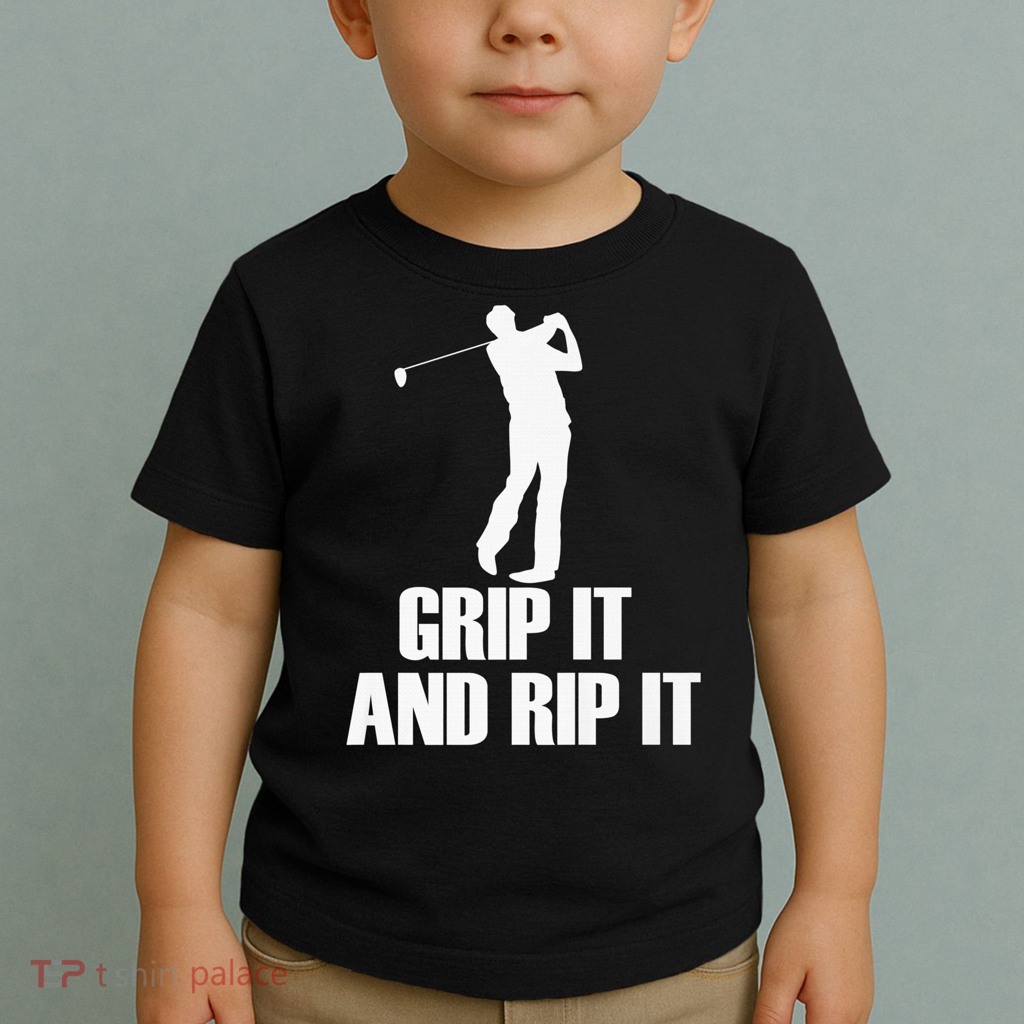 Funny Retro Grip and Rip It Disc Golf Toddler T-Shirt