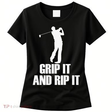 Funny Retro Grip and Rip It Disc Golf Women's T-Shirt
