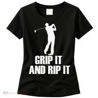 Funny Retro Grip and Rip It Disc Golf Women's T-Shirt thumb 0