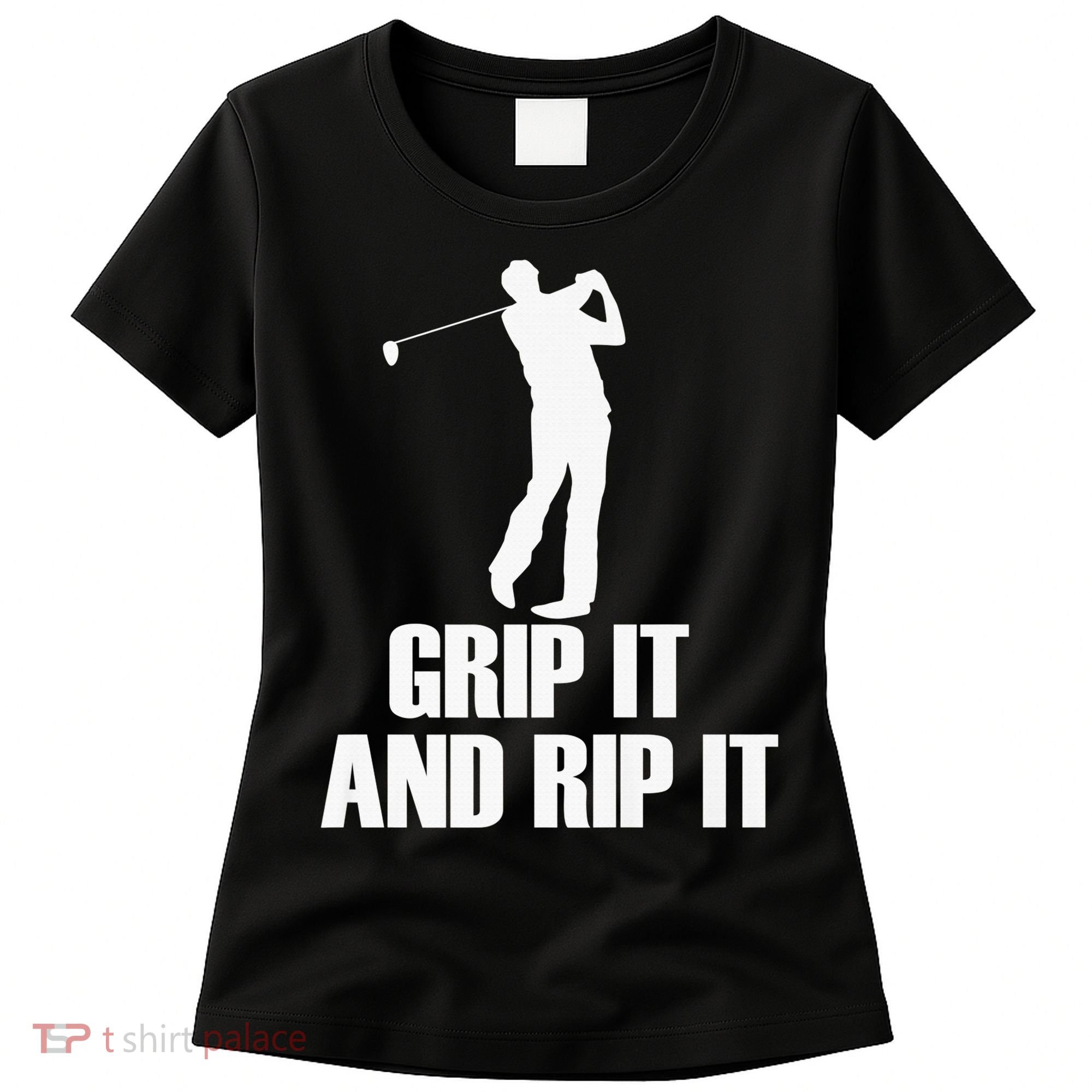 Funny Retro Grip and Rip It Disc Golf Women's T-Shirt