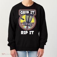 Funny Retro Grip and Rip It Disc Golf Women's Sweatshirt thumb 0