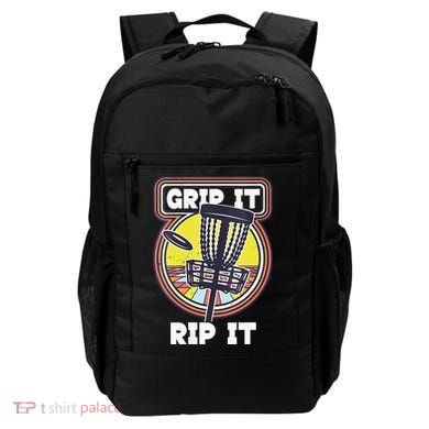 Funny Retro Grip and Rip It Disc Golf Backpack