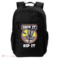 Funny Retro Grip and Rip It Disc Golf Backpack thumb 0