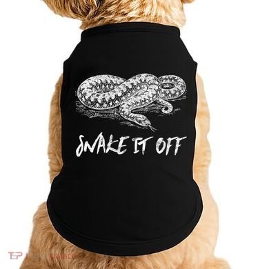 Funny Reptile Gift Snake It Off Meme Hognose Gift Doggie Tank