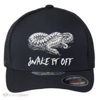 Funny Reptile Gift Snake It Off Meme Hognose Gift Flexfit Unipanel Trucker Cap thumb 0