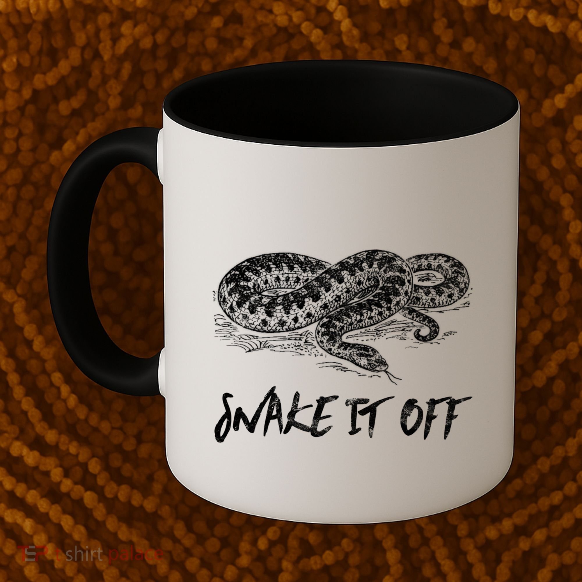 Funny Reptile Gift Snake It Off Meme Hognose Gift Coffee Mug